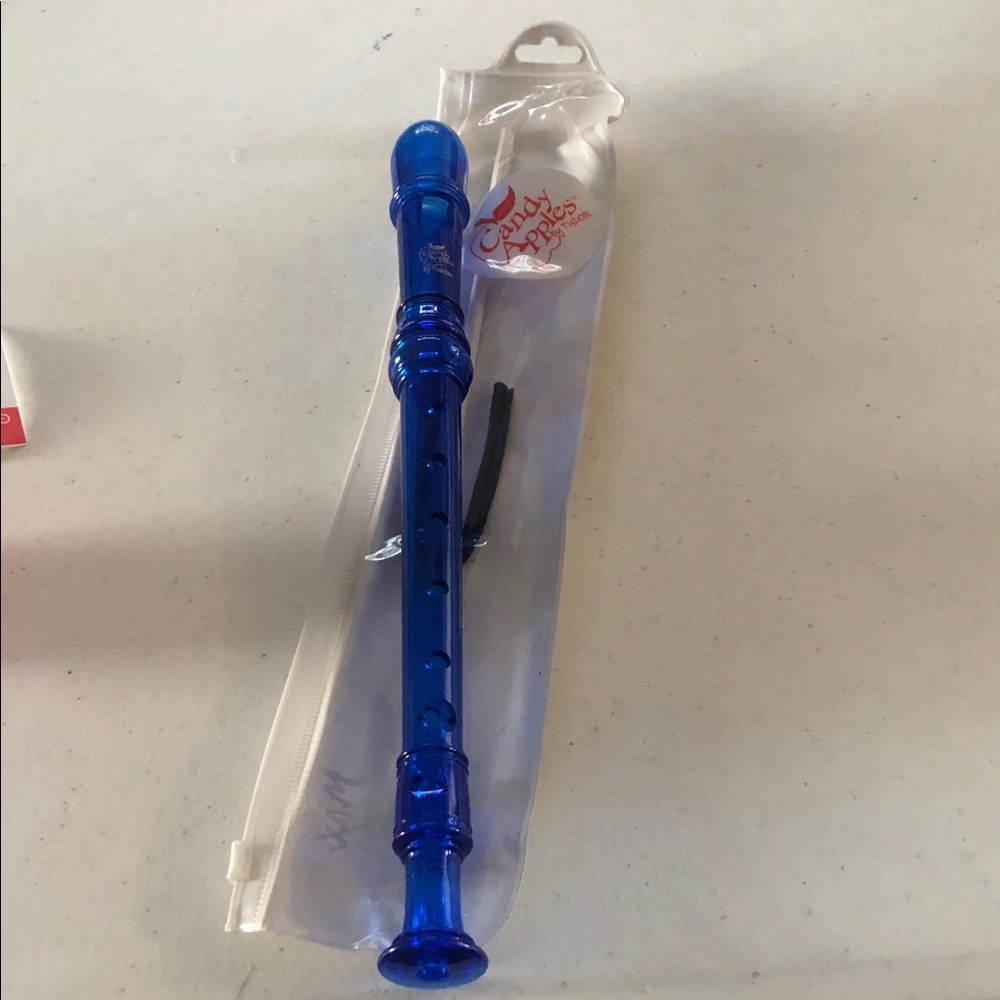 Tudor Candy Apples Blue Plastic Recorder